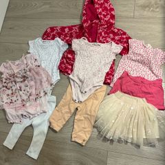 Baby girl summer clothes bundle 9-12 months