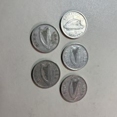 5 Irish 6 pence 6d