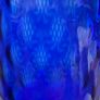 Huge 46cm Vintage Italian Empoli Cobalt Blue - Art Glass Floor Vase Image 3