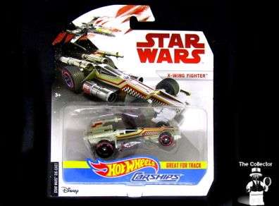 Hot Wheels Star Wars Carships X Wing Fighter Silver Die-Cast Collectors Model Brand New Factory Sealed
