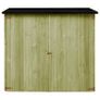 Garden Tool Shed Impregnated Pinewood 182x76x175 cm Image 4