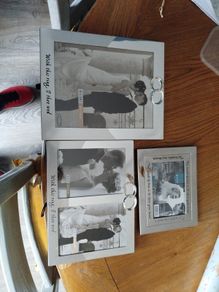 Wedding photo frames x 3