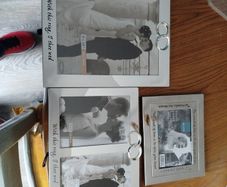 Wedding photo frames x 3