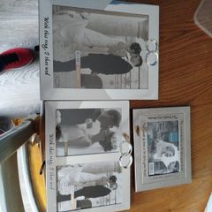 Wedding photo frames x 3