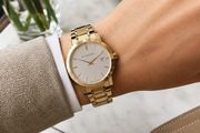 Burberry BU9003 The City Gold Tone Watch