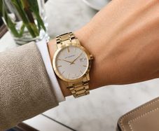 Burberry BU9003 The City Gold Tone Watch