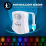 Toilet Bowl Night Light. Motion Sensor Home Gadgets for Men Women Dad Gifts for Men Fathers Day Christmas. Funny Novelty Bathroom Accessory (FREE SHIPPING) Image 7