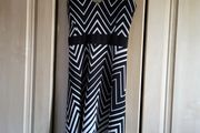 INSIDE Summer dress M black and white