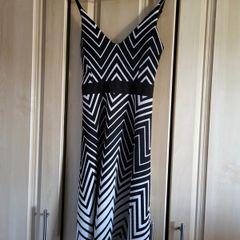 INSIDE Summer dress M black and white