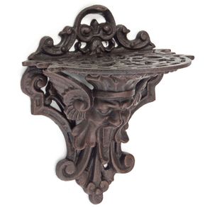 Cast Iron Gargoyle Wall Shelf  Antique Style