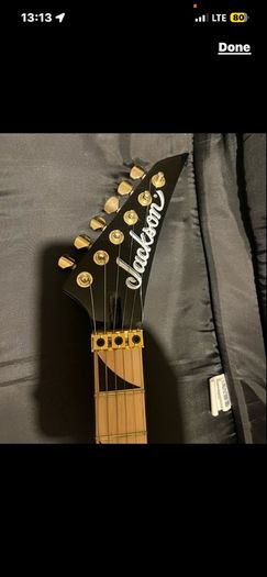 Jackson soloist SLXM electric guitar body parts