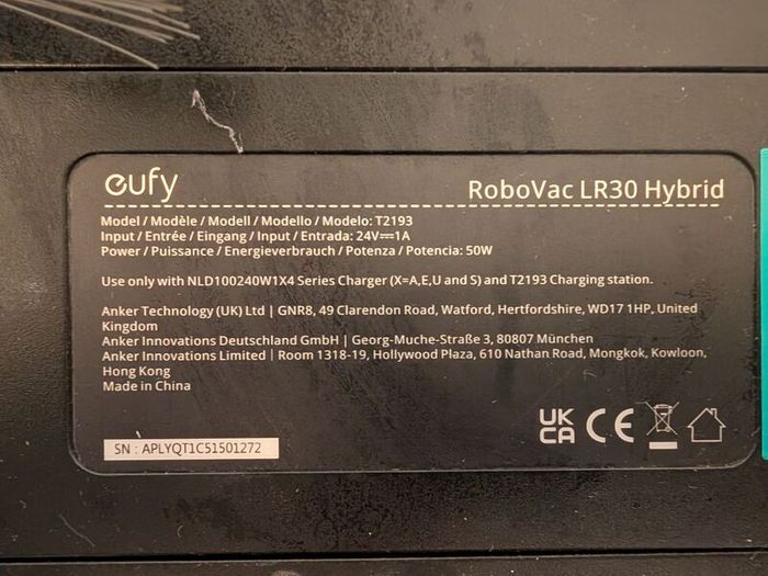 eufy RoboVac LR30 Hybrid Robot Vacuum Cleaner with Mop