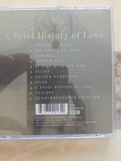 The Big Pink CD - A Brief History Of Love