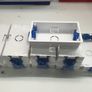 Twin Double Dry Line Boxes  35 mm deep Quantity 10 Image 8