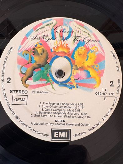 Queen - A Night At The Opera (First Press)
