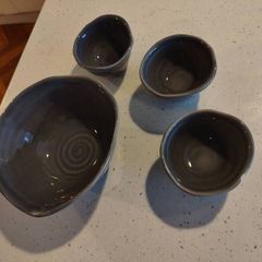 paul Costello serving bowls