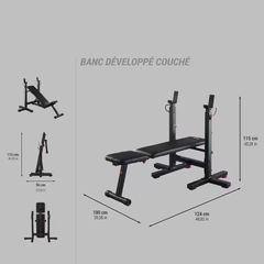 Tiltable Weights Bench with Weights