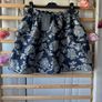 skirt Bnwt Zara navy elastic waistband mini skirt medium Image 4