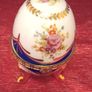 Vintage Egg Shaped Trinket Box Image 3