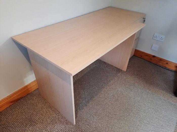 Large desk and Cabinet