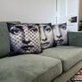 Fornasetti Style Cushion Cover with Filler Image 8