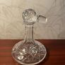 Vintage Cut Crystal Whisky  Spirit Decanter with Stopper Image 5