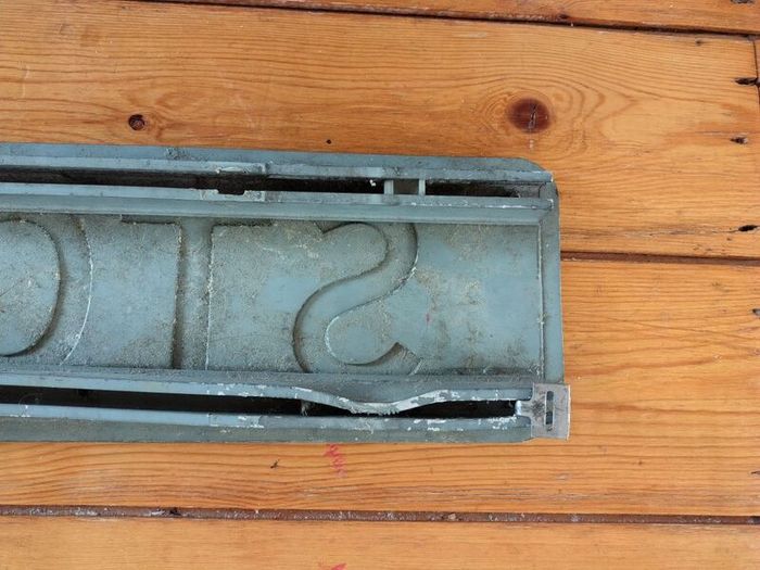Vintage Heavy Metal "Stow Road" Street Sign