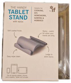The Handy Tablet/iPad/Phone Stand - With Stylus - BNIB