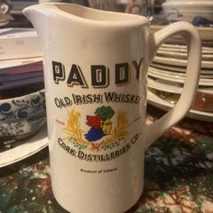 Paddy Irish whiskey jug free postage
