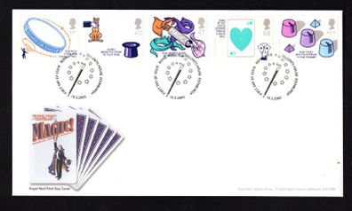2005 Great Britain Centenary of Magic Circle Commemorative Stamps Addressed First Day Cover (FDC)