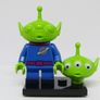LEGO Pizza Planet Alien Minifigure Head Disney Series Alien Plain Unprinted Misprint Prototype Minifigure Pre Production Prototype No Print Extremely Rare Image 8