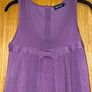 Purple pinafore dress Image 2