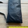 Leather Clutch Bag with Hand Strap Image 5