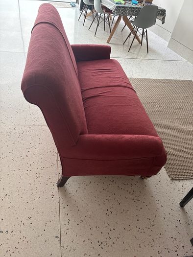 Red sofa