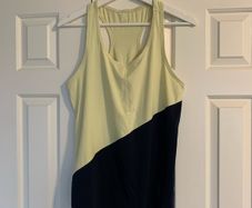 Goodmove Yellow & Navy Sports Top
