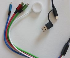 New 4 in 1 Sturdy fabric fast charging cable (120cm)