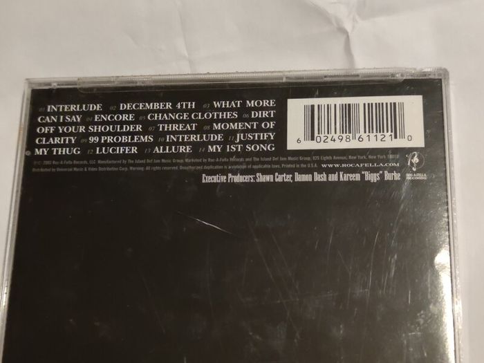 Jay-Z The Black Album Cd