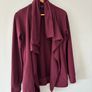 AllSaints Delia Draped Waterfall Cardigan Image 3