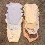 Bundle of 10 short sleeve baby bodysuits Image 2
