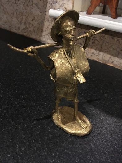 Metal statues, ornaments
