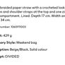 H&M Straw weekend bag Image 4