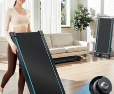 Under Desk Treadmill for Home, 2.75HP Quiet Portable Treadmill, Bluetooth App Magnetic Remote Control, 300LBS Capacity, LED Display