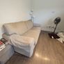 3 Seater Arnotts camel couch. Image 2