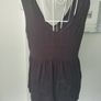 black peplum top Image 2