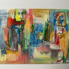 Pastel - Abstract Portrait