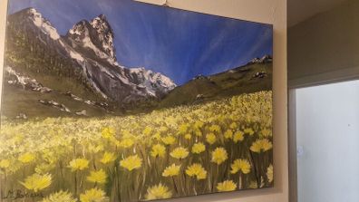 hand painted picture