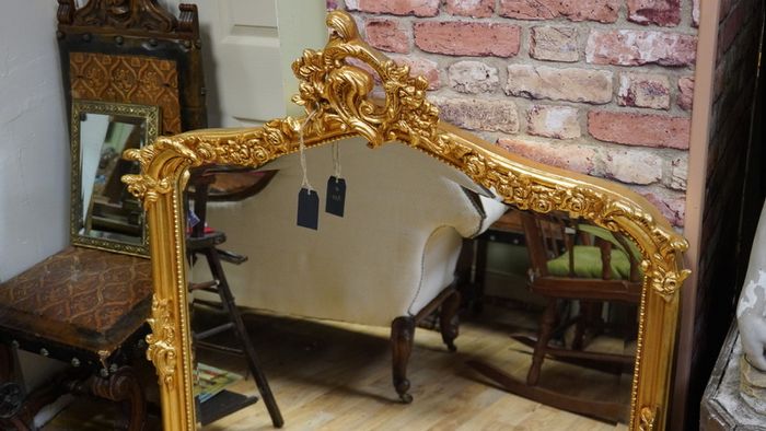 Gilt Overmantel Mirror
