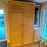Solid wood kitchen with granite island Image 5
