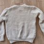 Arran crafts cream beige wool jumper sweater S Image 5