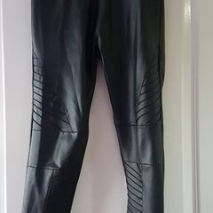 Learher look pant size fit 68 worn once pls read description